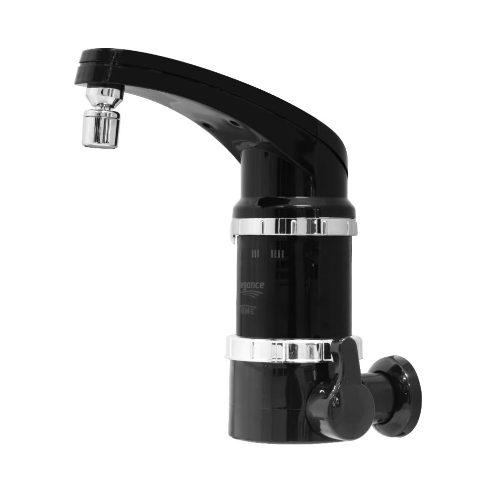 TORNEIRA ELETRICA ELEGANCE 4T DE PAREDE - 220V 5.400W PRETA - FAME